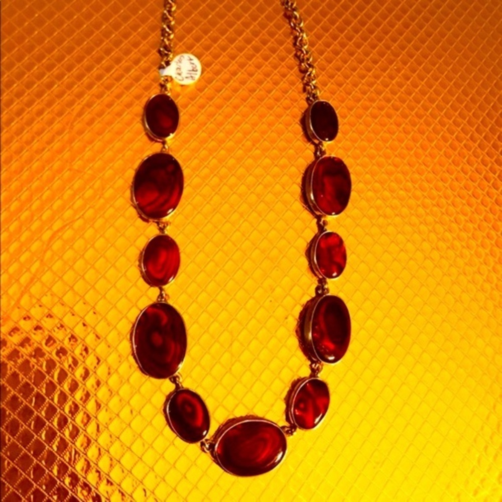 Charles Albert Red Abalone Shell Necklace